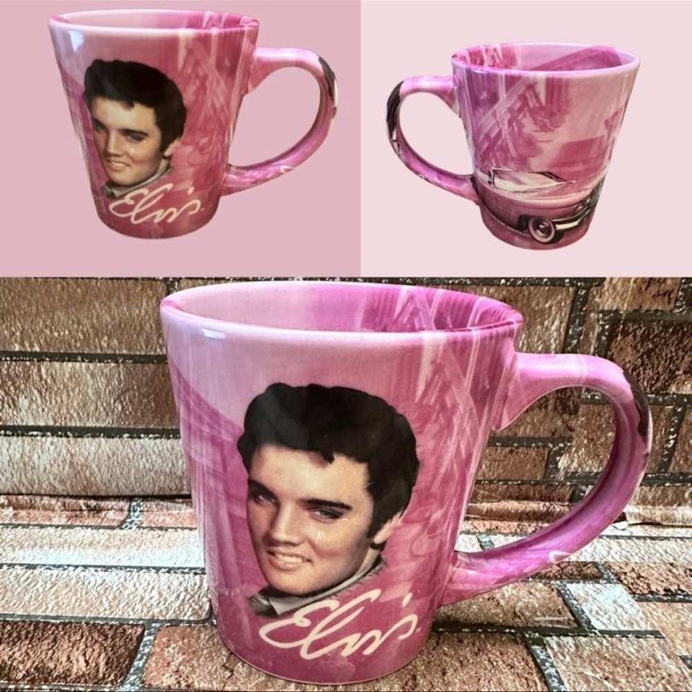 Elvis Presley Pink Mug
